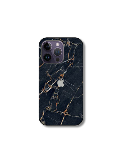 Black Gold Marble Case