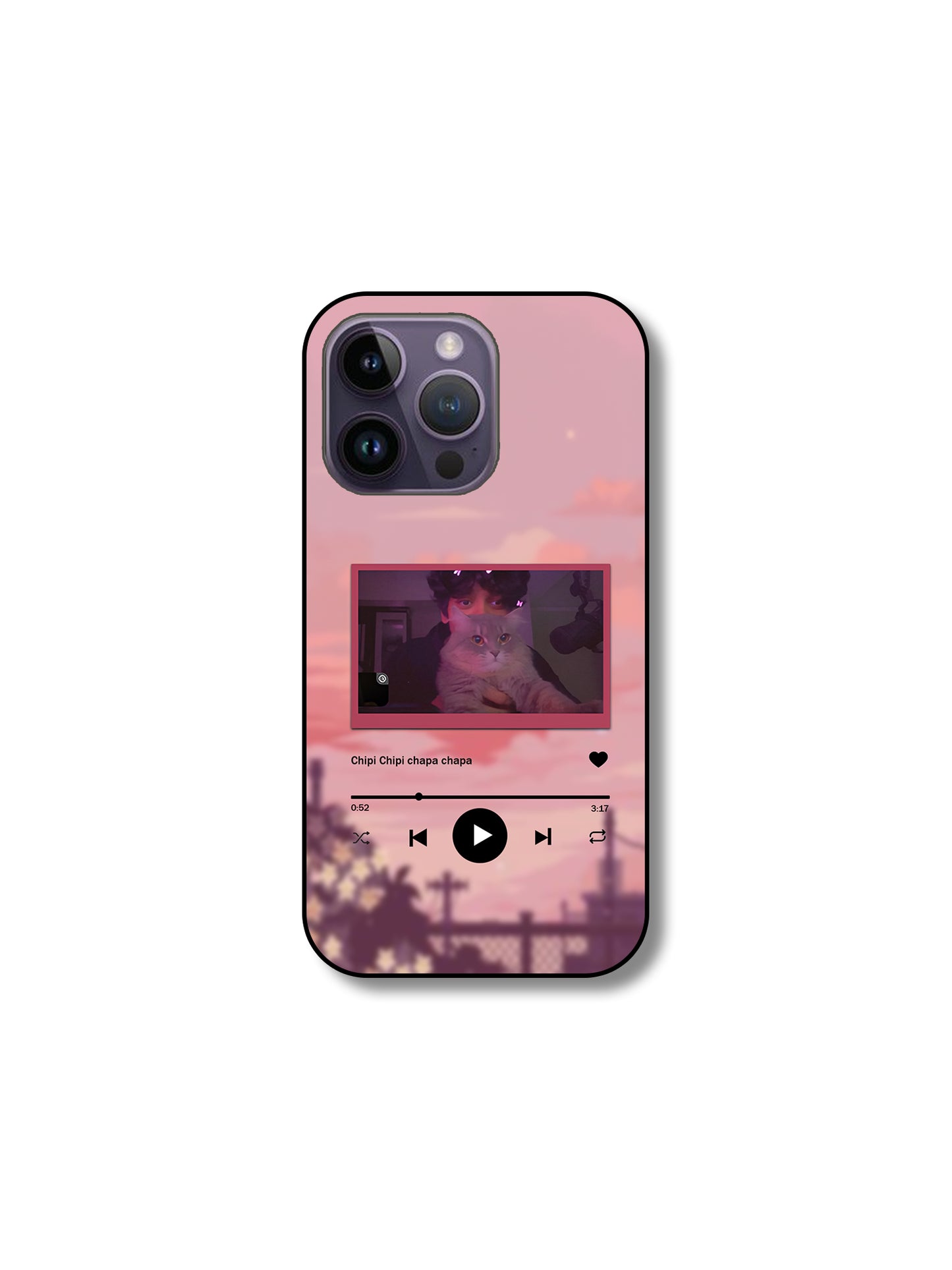 Pet Polaroid Case W your Favourite Lyrics