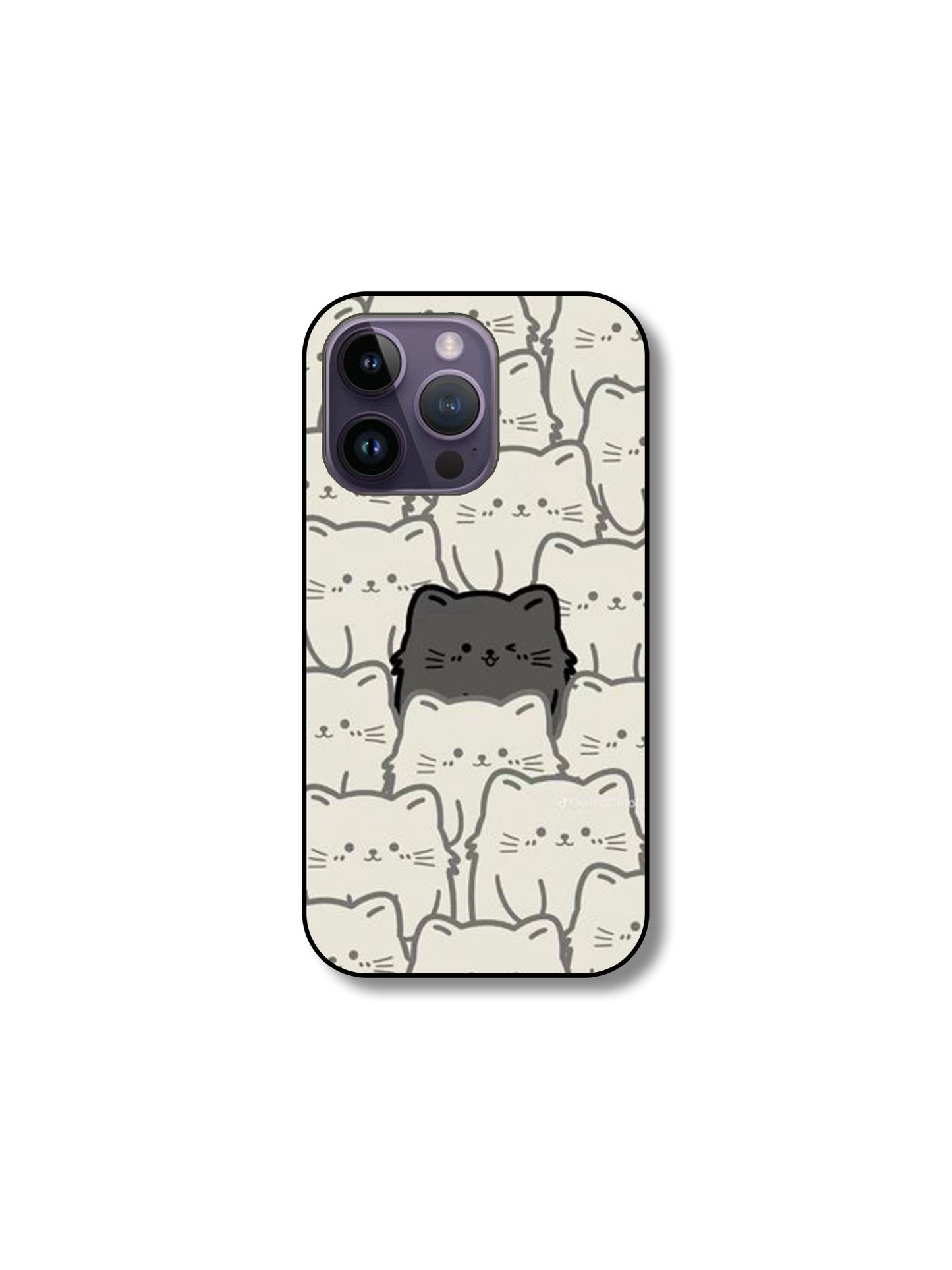 Cute Cat Doodle Case