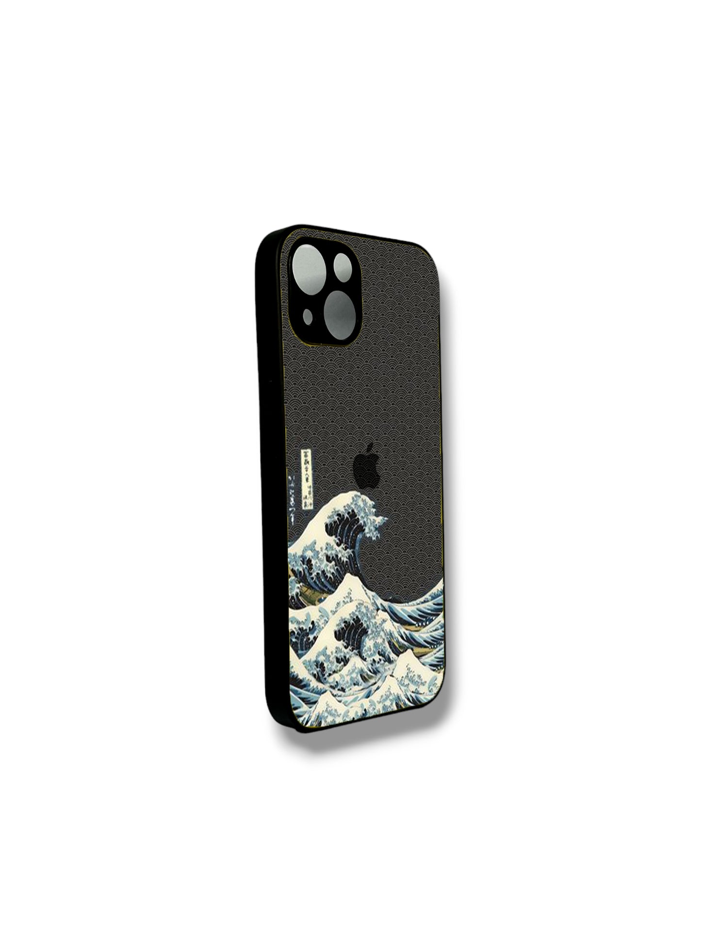 Hokusai Wave case Green