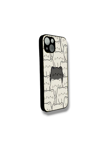 Cute Cat Doodle Case