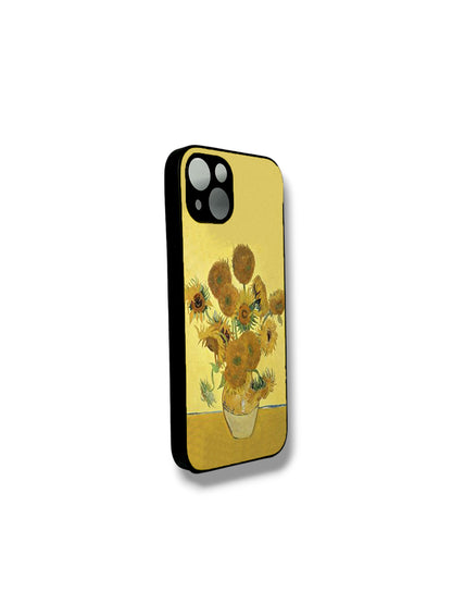 Van Gogh Sunflower Vase Case